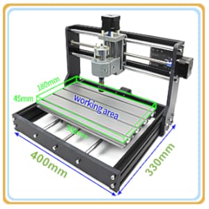 EU Stock 3018 PRO CNC Wood Router 3 Assi Macchina di incisione GRBL Controller ER11 1