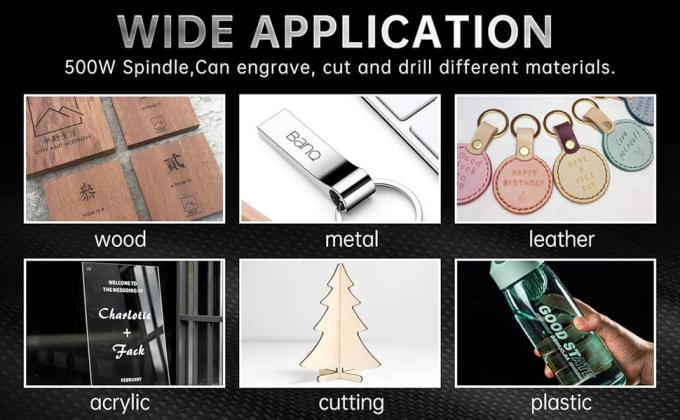 4030 Pro Macchina di incisione CNC fai da te 2 in 1 3 asse GRBL Legno metallo fresatura laser 6