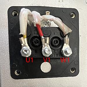 4.5KW Spindle CNC raffreddato ad aria, flange quadrata motore 18000 giri al minuto ER32 4 cuscinetti 2