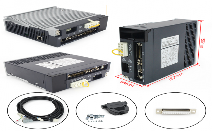 Controller CNC Kit servomotore a corrente alternata 3000 giri al minuto 64Ncm 200W 17 bit Magnetic Encoder 3